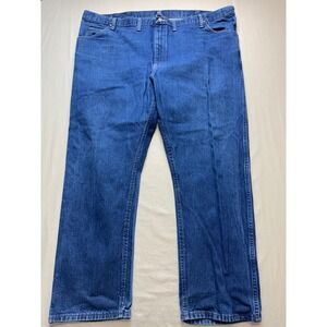 Wrangler 47MWZ Regular Fit Cowboy Cut Jeans Mens 48x30 Blue Denim Straight Leg